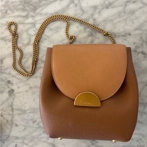 Polene Numero Un Tan and Brown Crossbody Bag